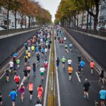 street marathon, running, competitors